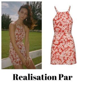 Realisation Par Sunny Dress - Red - Halter Mini